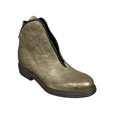 Sheridan Mia 女式 EU 36 闪亮铆钉踝靴 Terry 木炭灰色 全新 — 第 1/4 张图片