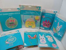 Mixed lot of 7 Easter Craft Projects for Kids & Adults - Bunnies, Baskets, Bows