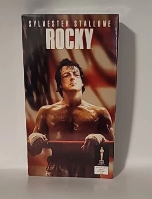 Rocky Sylvester Stallone VHS New & Sealed Copy Movie 1976 Oscar Nomination  - Imagem 1 de 3