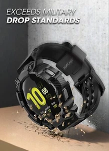 SUPCASE for Samsung Galaxy Watch 6 5 4 (44mm) Strap Bands Case Shockproof Cover - Picture 1 of 27