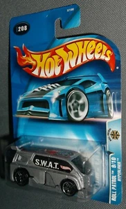 Hot Wheels 2003 #208 Roll Patrol #9 of 10 Hyperliner SWAT Gray Black Chrome PR5s - Picture 1 of 2