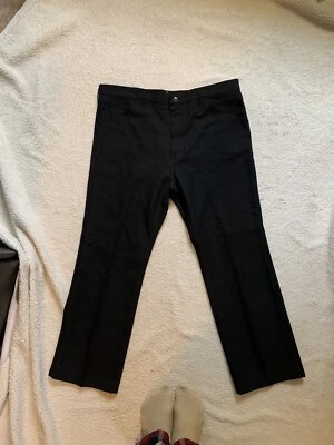 Vintage Made in USA Wrangler Wrancher Black 39x30 - Image 1 of 4