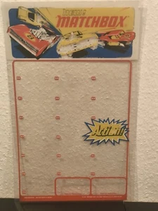 ALTES MATCHBOX SUPERFAST DISPLAY-ACRYL-FOLIE FÜR DISPLAY ENGLAND VON 1971 - Bild 1 von 8