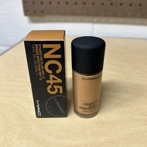 Base fluida MAC Studio Fix SPF15 - NC45 - 1 oz / 30 ml nueva - Imagen 1 de 6