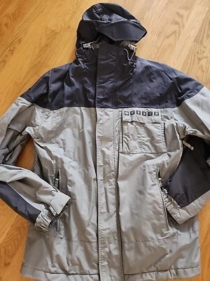 Classic Early 2000s Vintage Burton Ronin Snowboard Ski Jacket Mens Med Blue/grey - Image 1 of 4