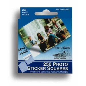 Pioneer Photo Mounts - 250 Self-Stick Tabs (Same Shipping Any Qty) - Picture 1 of 1