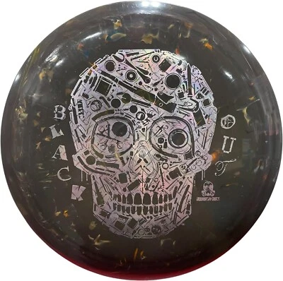 DOOMSDAY DISCS Blackout Disc Golf Fairway Driver - Landfill Recycled Plastic - Image 1 of 2