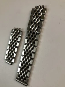 Partes Correa acero granos de arroz 18 Mm Para Reloj - Imagen 1 de 6