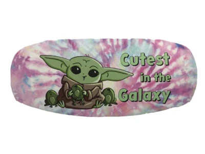 NEW Disney Star Wars Baby Yoda Grogu Tie Dye Hard Clamshell Eyeglasses Case - Image 1 of 4