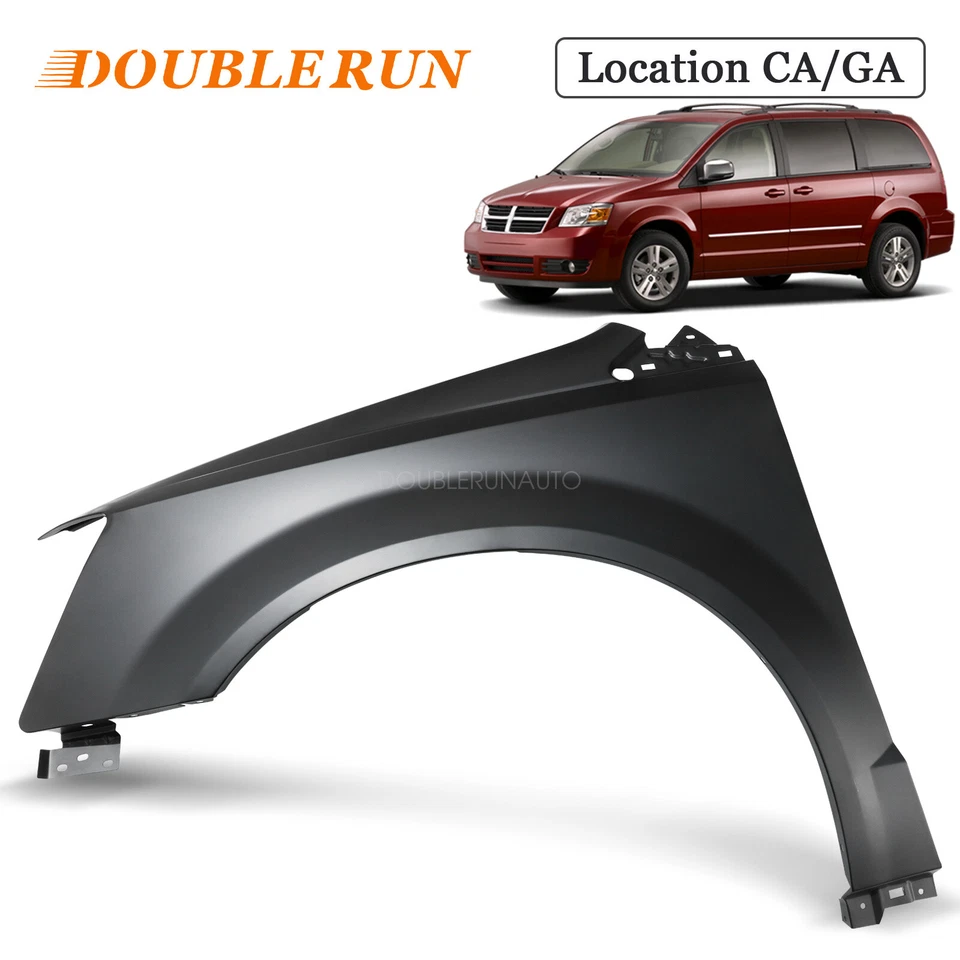 Primed Steel Fender For 2008-2020 Dodge Grand Caravan/2008-16 Town &Country LH - Imagem 1 de 4