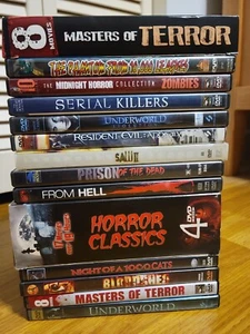 Lot of 31 HORROR AND MONSTER MOVIES SAW RESIDENT EVIL AND MORE! TERROR - Picture 1 of 1