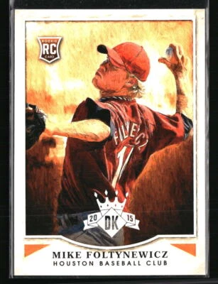 Tarjeta de béisbol Mike Foltynewicz 2015 Panini Diamond Kings 81/99 #175 Foto 1 de 2