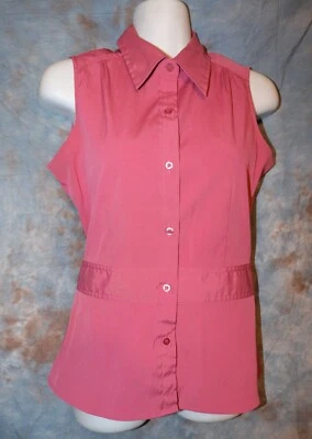 Womens Pink Tangents Sleeveless Shirt Size Small excellent - Image 1 of 2