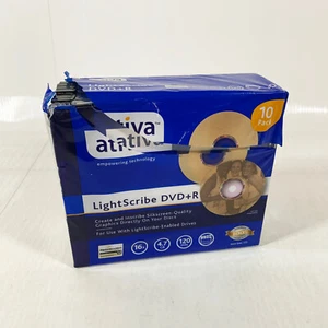 [NEW] Ativa Lightscribe DVD+R 4.7GB 16x 120min 10 Pack - Picture 1 of 1