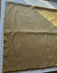 Light Brown Wool Fabric Piece Remnant 34 x 58 Crafts Penny Rugs Ornament Crafts - Picture 1 of 3