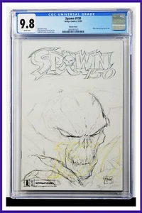 Spawn #150 CGC bewertet 9,8 Bild Oktober 2005 Skizzencover weiße Seiten Comicbuch - Bild 1 von 2