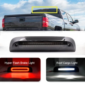 Tercera luz de freno LED de humo lámpara de carga para Chevy Silverado 1500 2500HD 14-18 - Imagen 1 de 12
