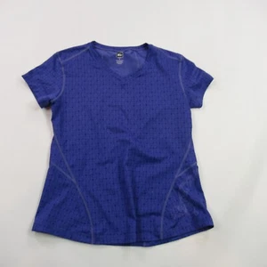 REI Shirt Womens Small Short Sleeve Lightweight V Neck Outdoors - Picture 1 of 7