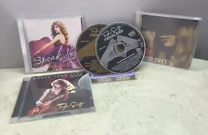 TAYLOR SWIFT 4 CD Lot RED SPEAK NOW WORLD TOUR LIVE CD + DVD FEARLESS PLATINUM - Picture 1 of 13