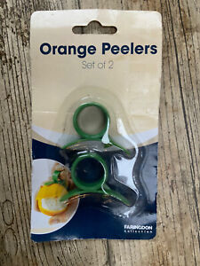 ORANGE PEELERS Pack Of TWO Rings NEW In Packet FARINGDON Collection