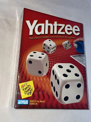 PARKER BROTHERS YAHTZEE DICE GAME FAMILY GAME NIGHT 2004 FACTORY SEALED USA Made - Image 1 of 4