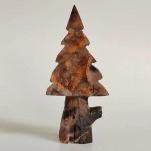 Natürliche Kristalltrauben, Quarz Mineralien Exemplare, Skulptur, Weihnachtsbaum - Bild 1 von 9