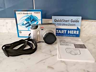Olympus Camedia C-720 Ultra Zoom 3MP Digital Camera w/ Manual and CD - Tested - Image 1 of 4