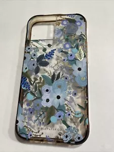 Rifle Paper Co Clear Garden Party Blue Case for Apple iPhone 13 - Photo 1 sur 8