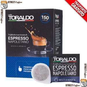 600 Cialde Caffè Toraldo Filtrocarta ESE 44 mm Miscela Arabica * - Foto 1 di 5