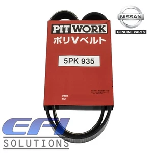 Genuine Nissan Pitwork Alternator Belt SR20 S13 180sx S14 S15 C23 Silvia 200sx - Bild 1 von 2