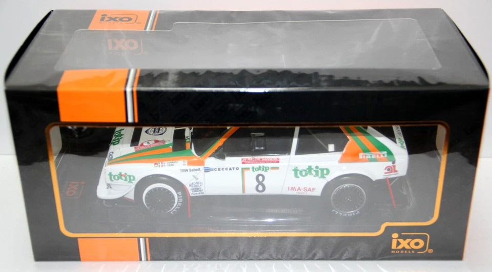 LANCIA DELTA S4 N.8 RALLY SAN REMO 1986 CERRATO/CERRI 1 18 Ixo Model Auto Rally