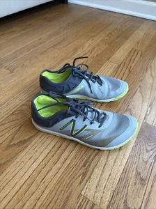 New Balance Minimus 20 v6 Silver Gray Yellow Cross Trainer Shoes Men’s Size 9.5 - Picture 1 of 14