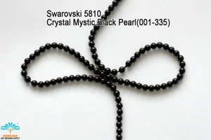 3mm Austria Swarovski #5810 Cristal Místico Negro Perla 001-335 - Imagen 1 de 1
