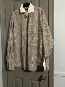 Steven Land Shirt Mens XL 17 1/2 34/35 Long Sleeve Button Up - Picture 1 of 16