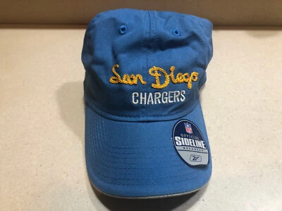 San Diego Chargers Reebok NFL Sideline powder blue Adjustable Hat NEW HTF - Image 1 of 4