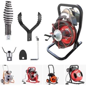 4- Piece Set SEWER SNAKE AUGER BITS DRAIN CLEANER BITS CUTTERS Pipe Tools Kit § - Picture 1 of 8