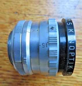 Kinoptik 12.5mm f2.5 Montaje Angular C Nº43658 No Enfoque para Reparación - Imagen 1 de 6