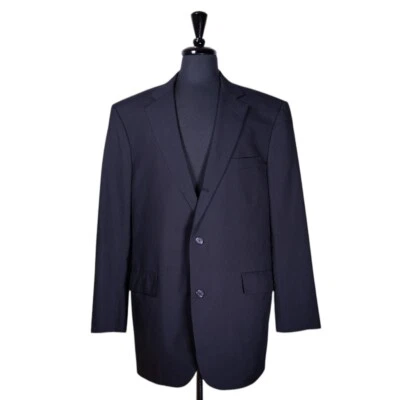 Blazer Brooks Brothers Brooksease Para Hombres 45L Azul Marino 100% Lana Abrigo Deportivo Chaqueta Foto 1 de 4