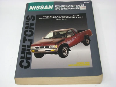 Nissan Truck Pick-up 1970-1988 Repair Manual  Wiring Diagrams Pathfinder Datsun - Image 1 of 4