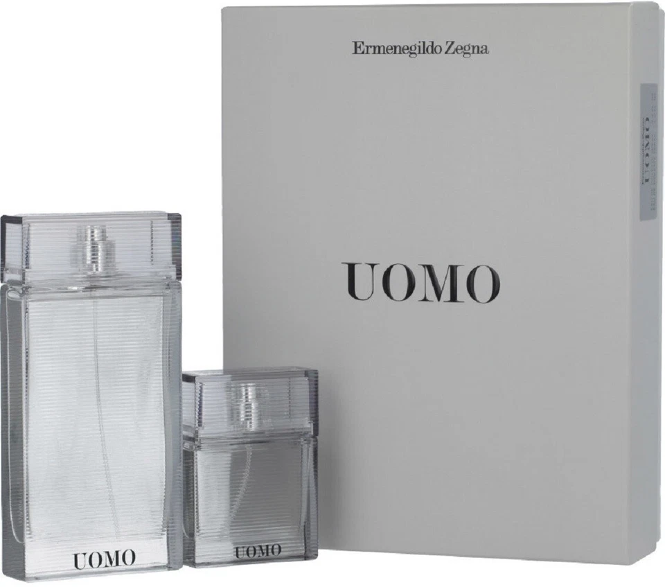 Ermenegildo Zegna UOMO para hombres Colonia 2 piezas conjunto de regalo - 3,4 oz y 1,0 oz EDT Foto 1 de 1
