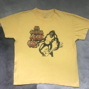 Vintage Lee Scratch Perry 80. Shirt kurzärmlig gelb Unisex S-234XL NE644 - Bild 1 von 4