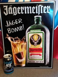 Jägermeister Blechschild "Jager-Bombe" - Bild 1 von 2