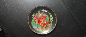 Dekorativer russischer Teller von Bradford. Tianex 1988 Beschreibung siehe Fotos. - Bild 1 von 2