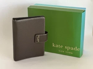 Organizador planificador agenda Kate Spade marrón y dorado tamaño personal mediano - Imagen 1 de 6