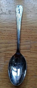 1953 QE11 Coronation Teaspoon Chromium Nickel Silver See Photos - Picture 1 of 8