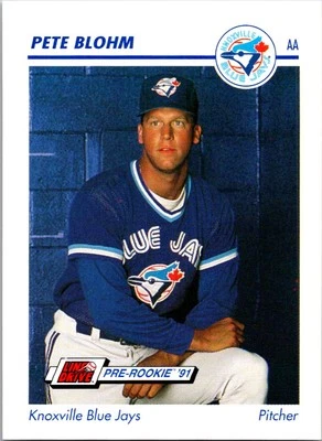 Pete Blohm 1991 Line Drive AA #351 Knoxville Blue Jays - Image 1 of 2