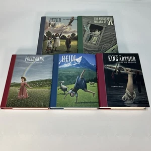 Sterling Unabridged Classic Children’s Book Bundle x5 Wizard of Oz Pan Heidi - Imagen 1 de 24