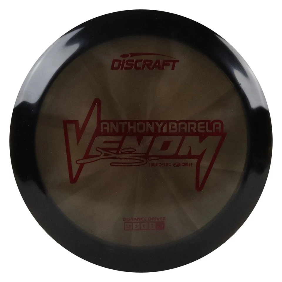 Discraft Disc Golf Anthony Barela 2025 Tour Series Z Swirl Venom Driver 13/5/0/3 - Image 1 of 1