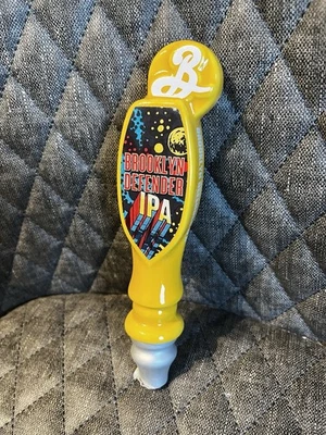 NEW brooklyn defender, ceramic beer Tap Handle, Font , Tbar, Man Cave, Home Bar - Image 1 of 4