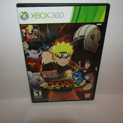 Naruto Shippuden Ultimate Ninja Storm 3 Microsoft Xbox 360 Videojuego Probado Foto 1 de 4